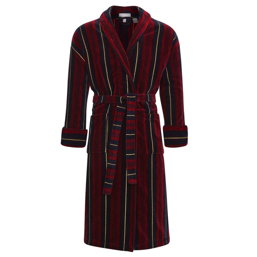 Men's Dressing Gown front - Marchand | Bown of London