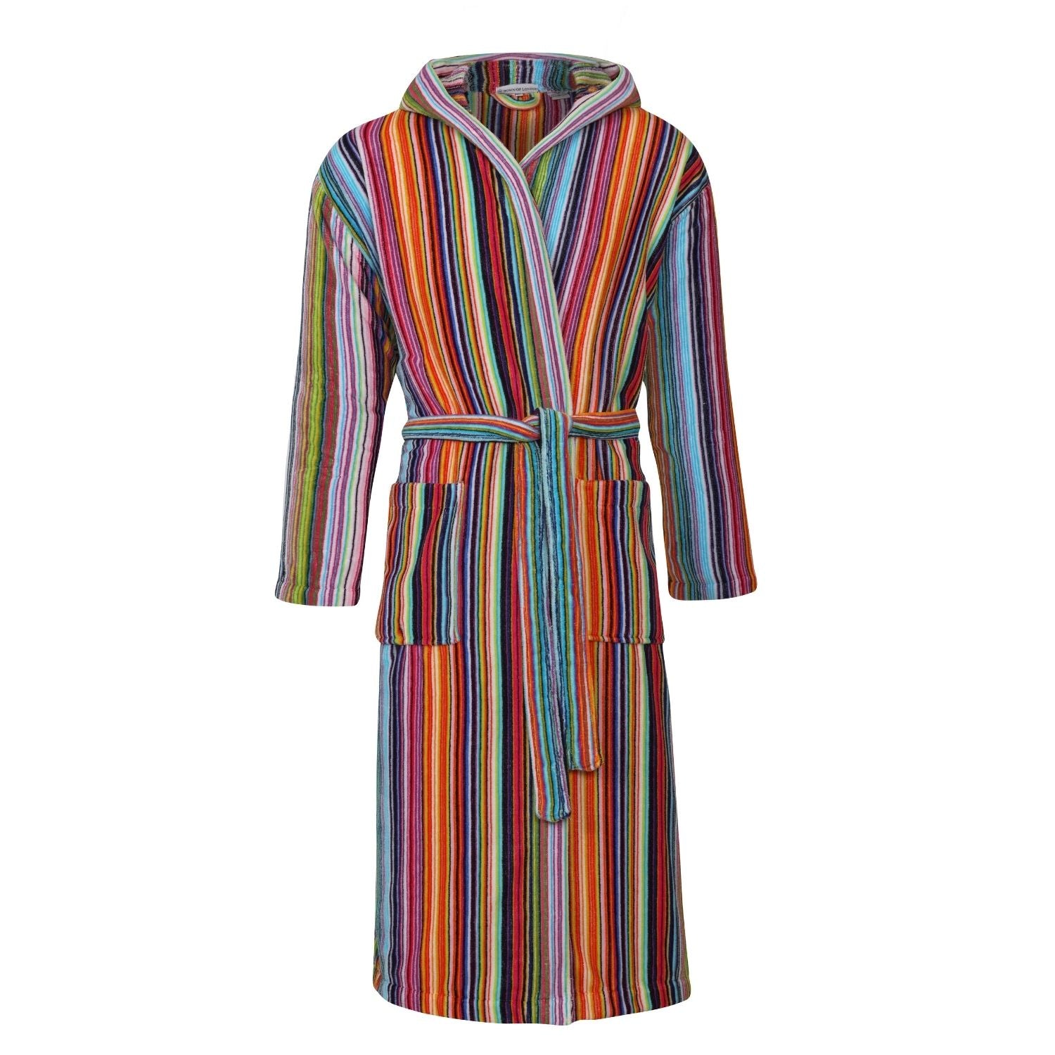 Women's Hooded Dressing Gown front - Daylight | Bown of London