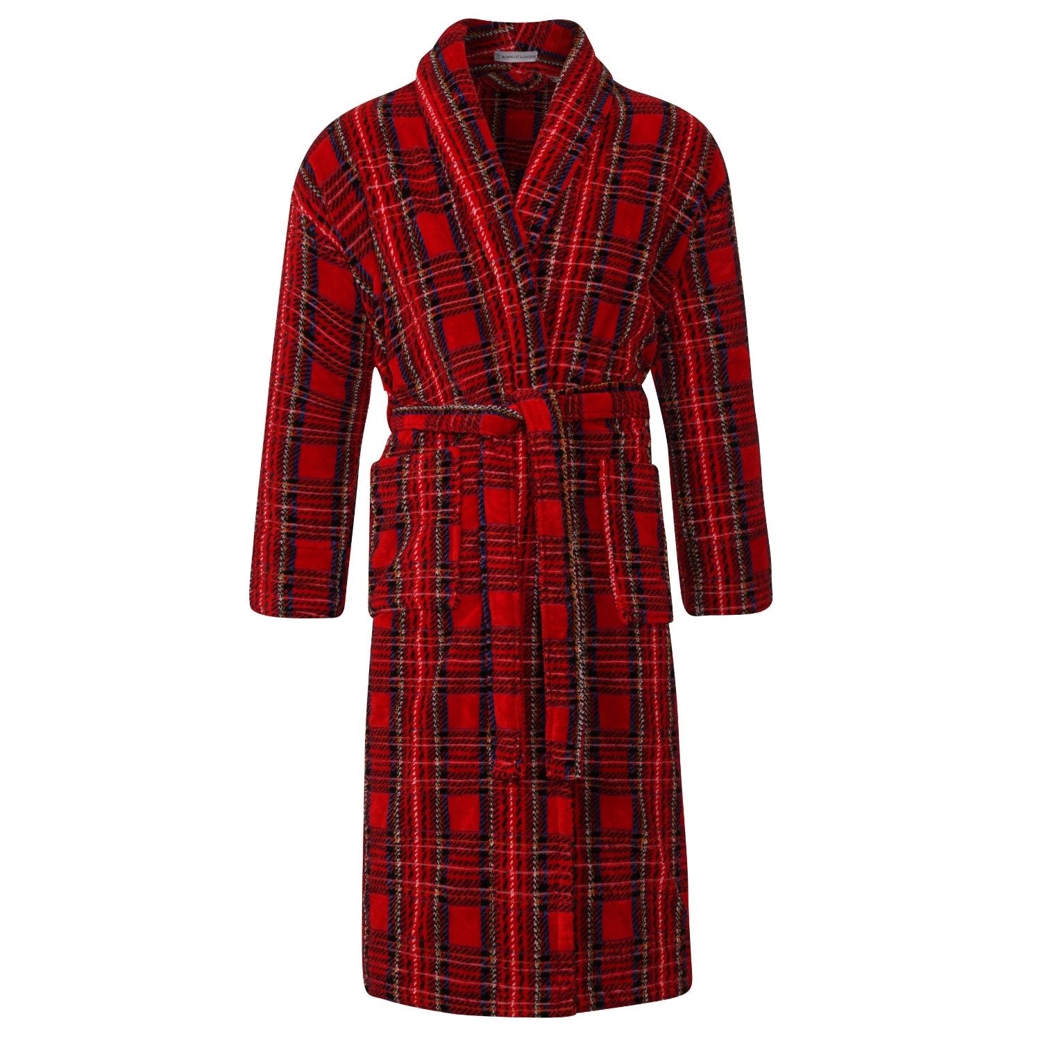 Men's dressing gown front - Highland | Bown of London