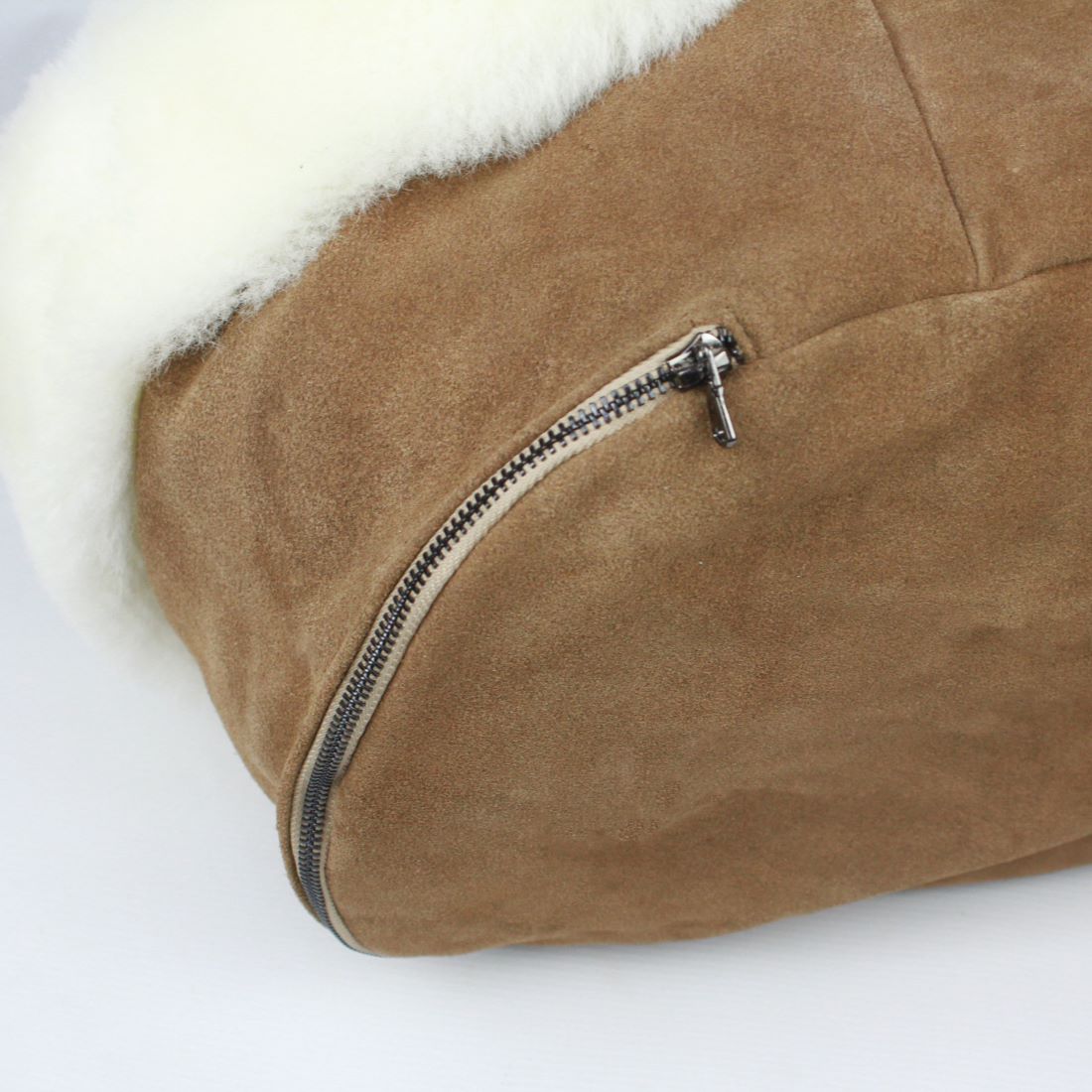 Sheepskin Footmuff Slipper - Chestnut  | zip | Bown of London
