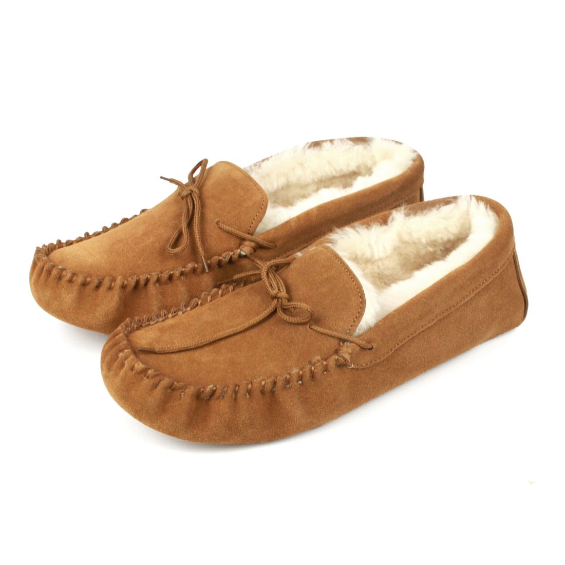 Unisex Soft Sole Sheepskin Slipper - Chestnut Seb | Bown of London