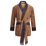 Midas Short Smoking Jacket in Gold