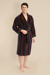 Mozart Men's Dressing Gown - Model Front | Bown of London
