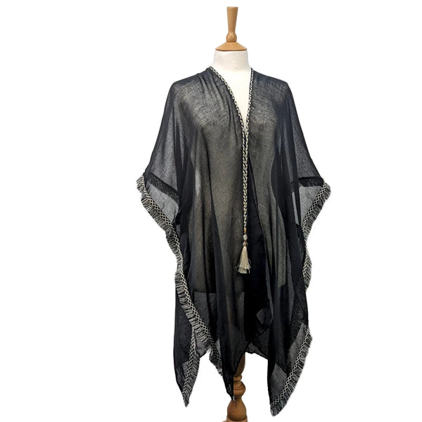 SCARF KAFTAN WITH TIE WAIST LEGEND HAS IT