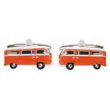 Orange Campervan Cufflinks
