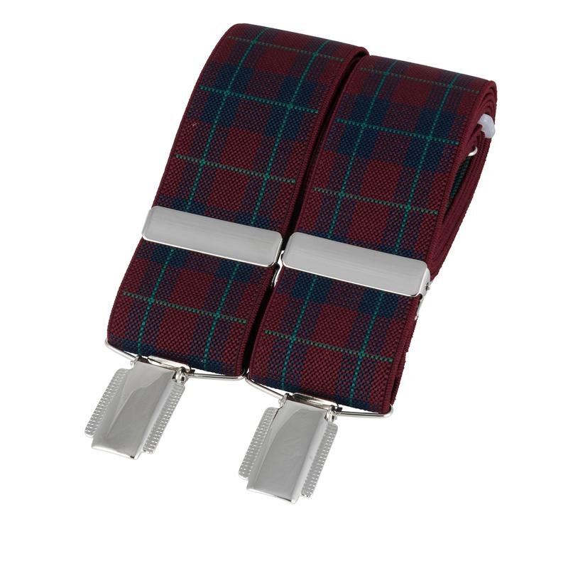 Double Check Tartan Braces | Bown of London