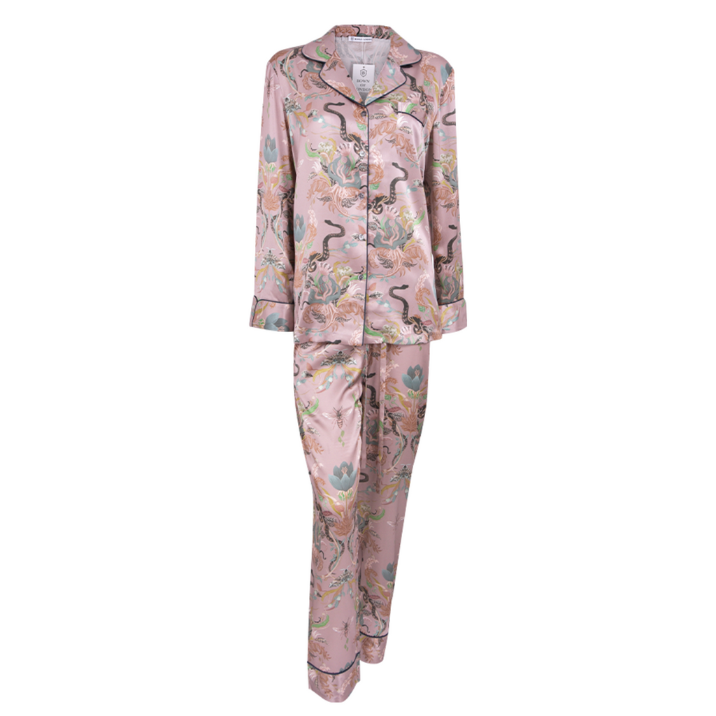 Ladies Pyjamas - Serpentine Blush Product Front View