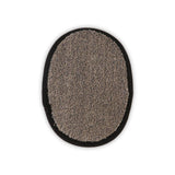 Natural Sisal Hemp Bath Pad Black