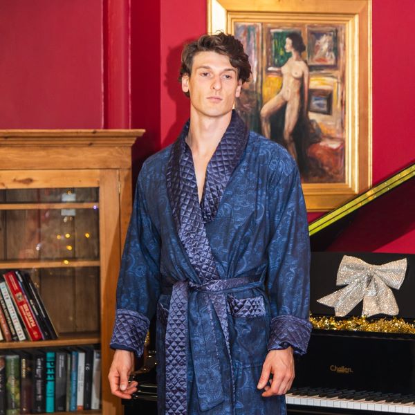 Elevate Your Lounging Experience with the Sherlock Smoking Jacket