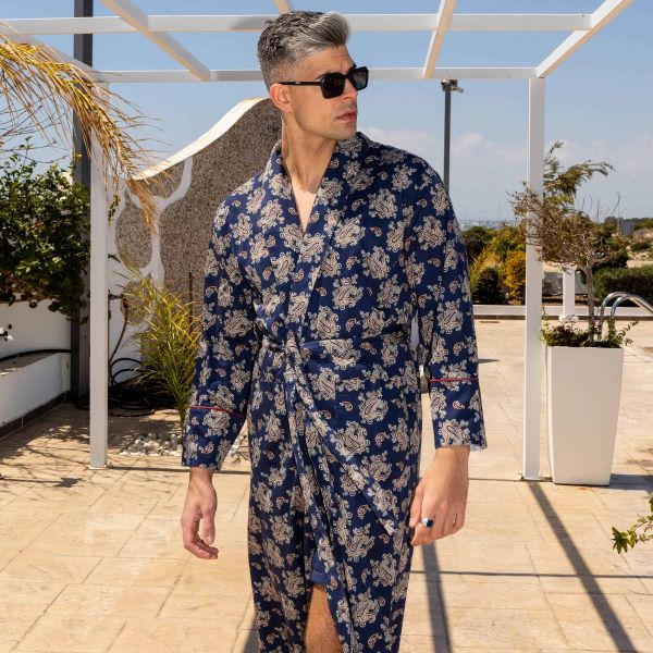 Embrace Summer Elegance with Lightweight Men's Dressing Gowns