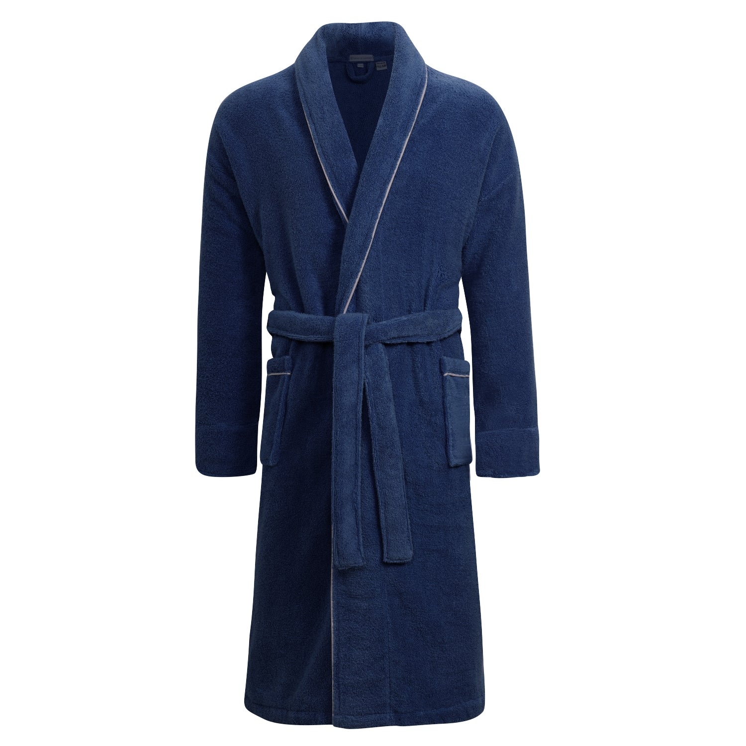Men's Navy Towelling Dressing Gown