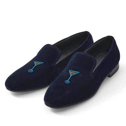Women's Velvet Loafer/Slipper Shoe Love - View 2 - Bown of London