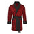 bown of london Clarke Men's Short Smoking Jacket - Claret Size *