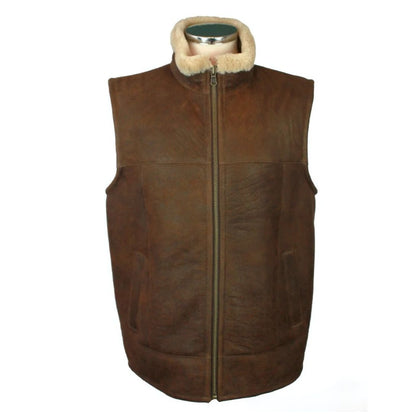 Harvey Men's Gilet Chocolate Forest - Bown of London