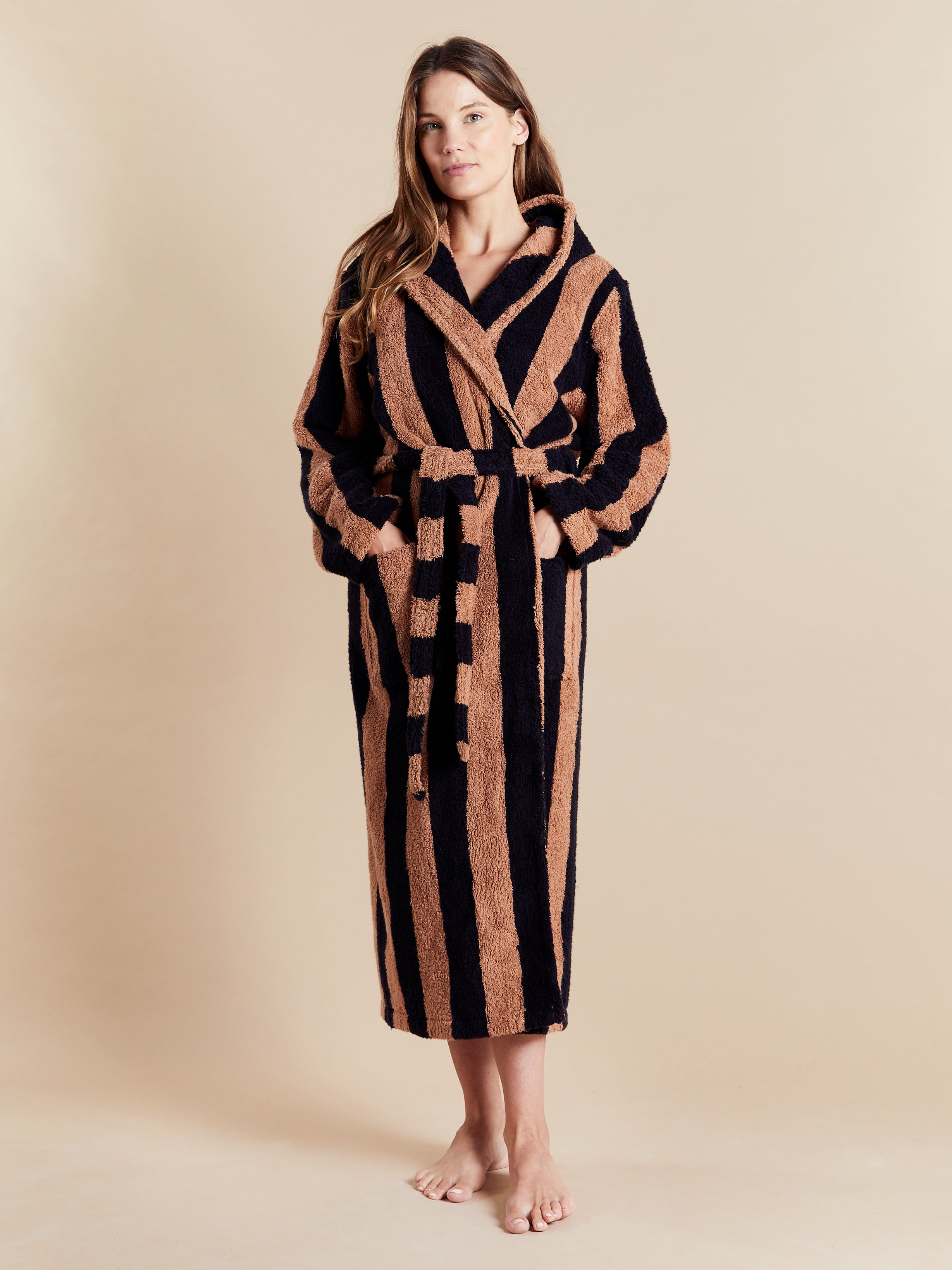 Women s Hooded Extra Long Dressing Gown Miami