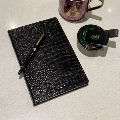 Crocodile Leather Notebook - Bown of London
