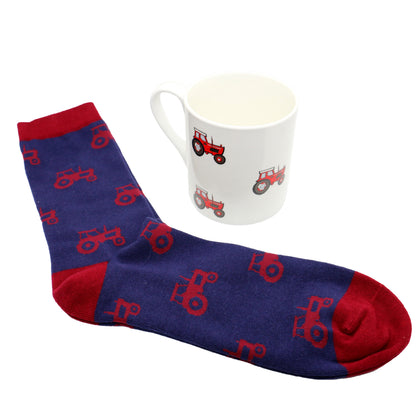 Tractor Fine Bone China Mug & Sock Set | Bown of London