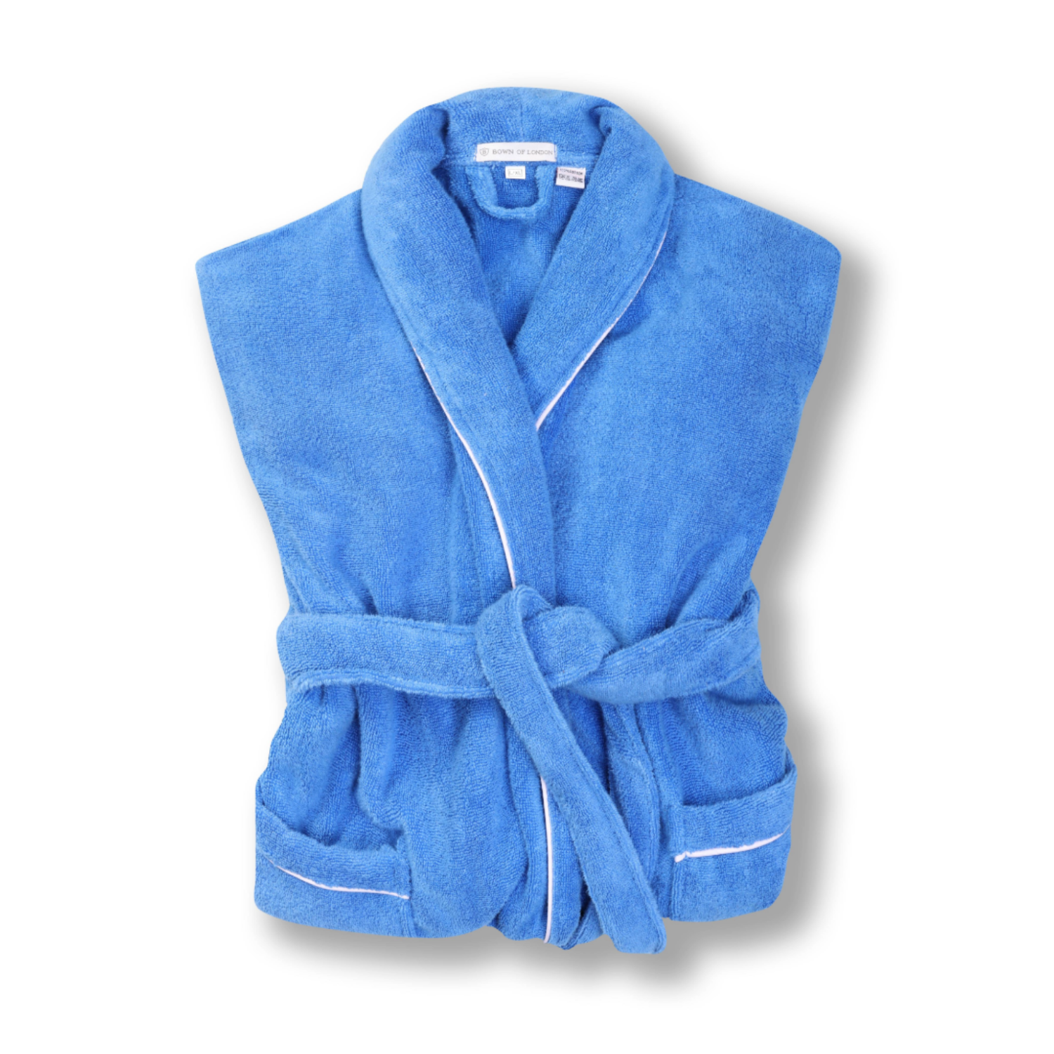 Men's Blue Towelling Dressing Gown Bown of London