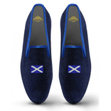 Velvet Loafer/Slipper Flag of Scotland