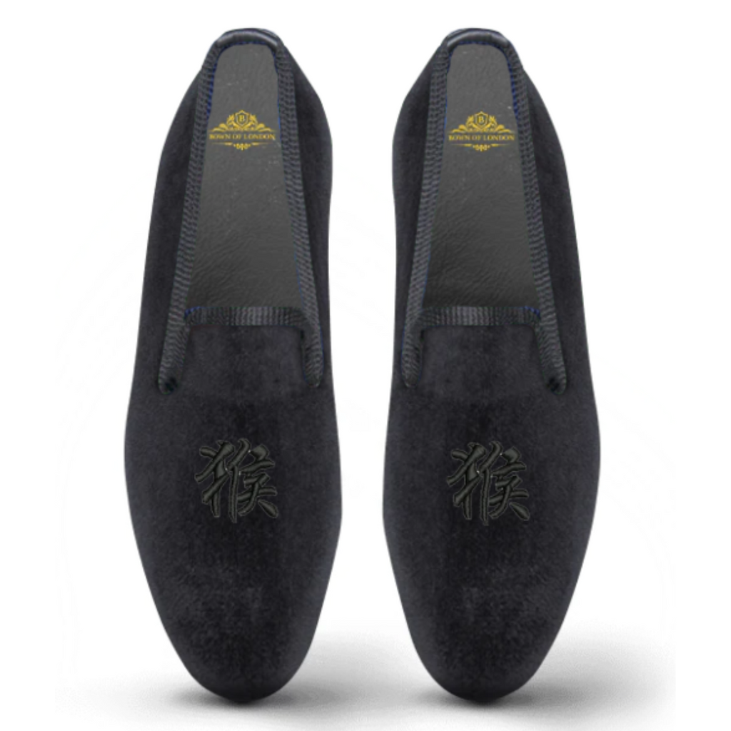 Velvet Slippers Kanji | Bown of London