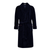 bown of london Carnegie Luxury Cotton Long Velvet Smoking Jacket in Navy Size *
