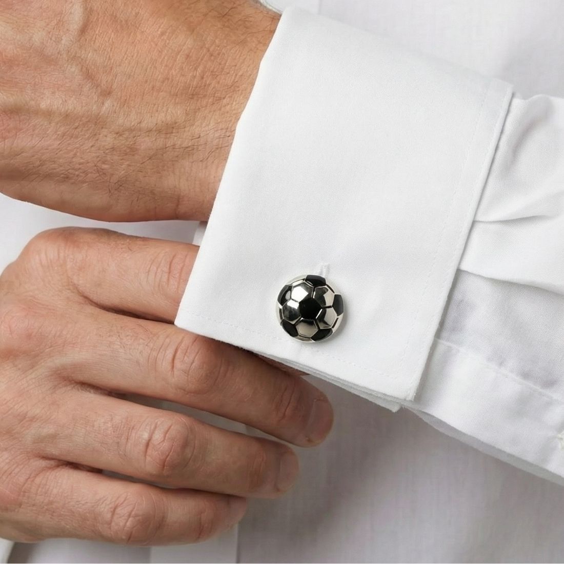 Football & Boot Engravable Back Cufflinks