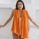 Beach Towel - Berry (Orange)