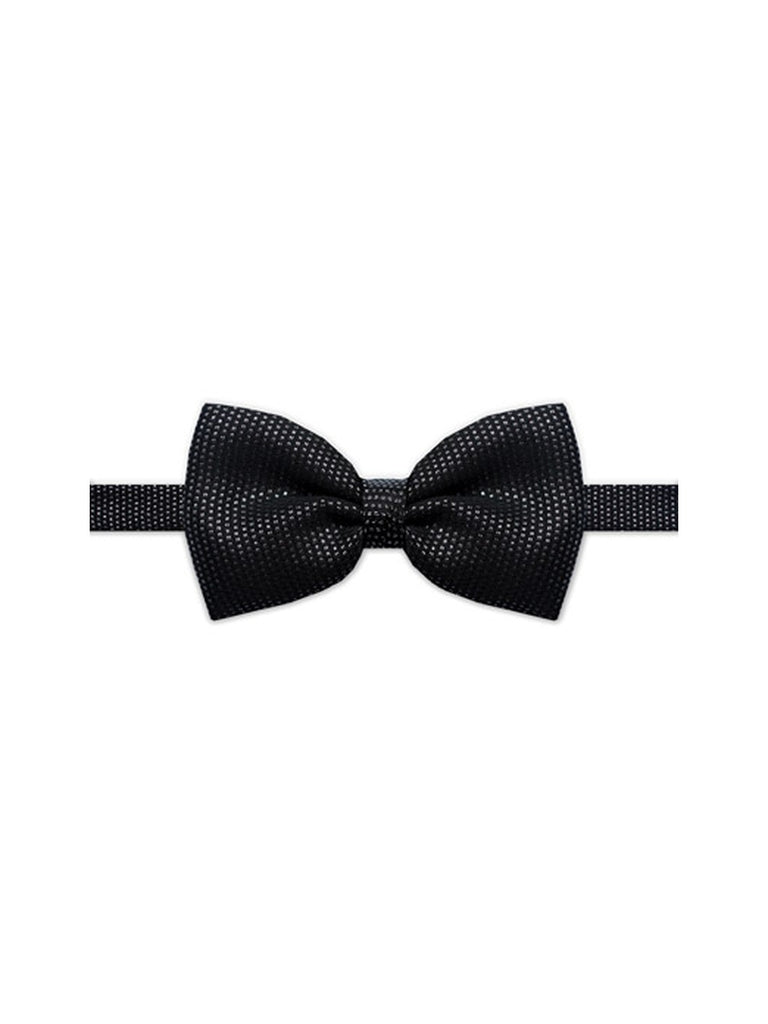 Black & Silver Bow Tie