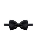 Black & Silver Bow Tie