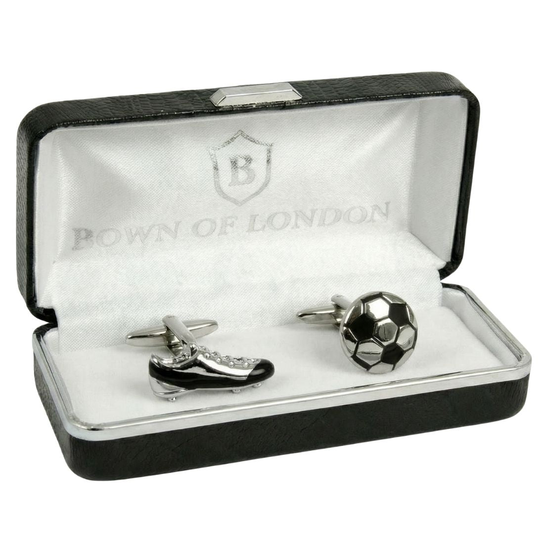 Football & Boot Engravable Back Cufflinks
