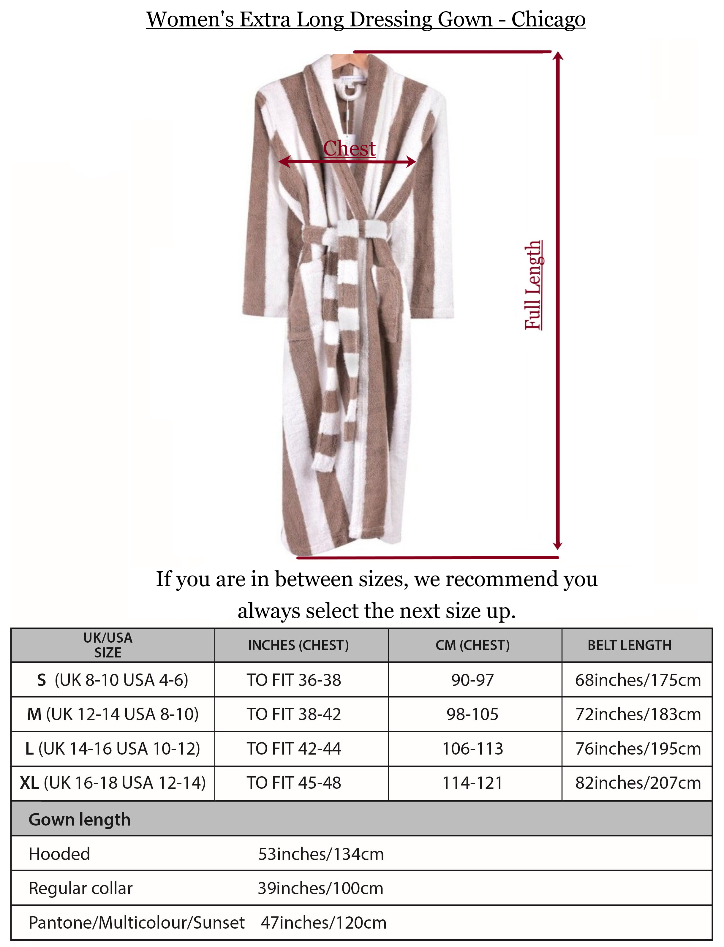 Extra long 2025 dressing gowns