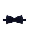 Dark Navy Velvet Bow Tie