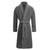 bown of london Men's Grey Towelling Dressing Gown - Europa Size *