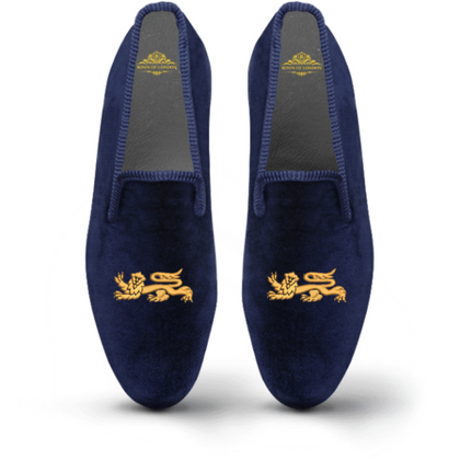 Men's Velvet Loafer/Slipper Shoe - Lionheart - Bown of London