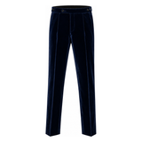 Men's Italian velvet navy trousers