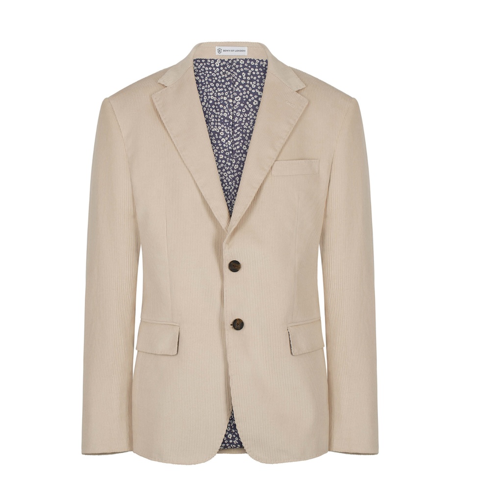 Chinnor Corduroy Beige Blazer - Bown of London