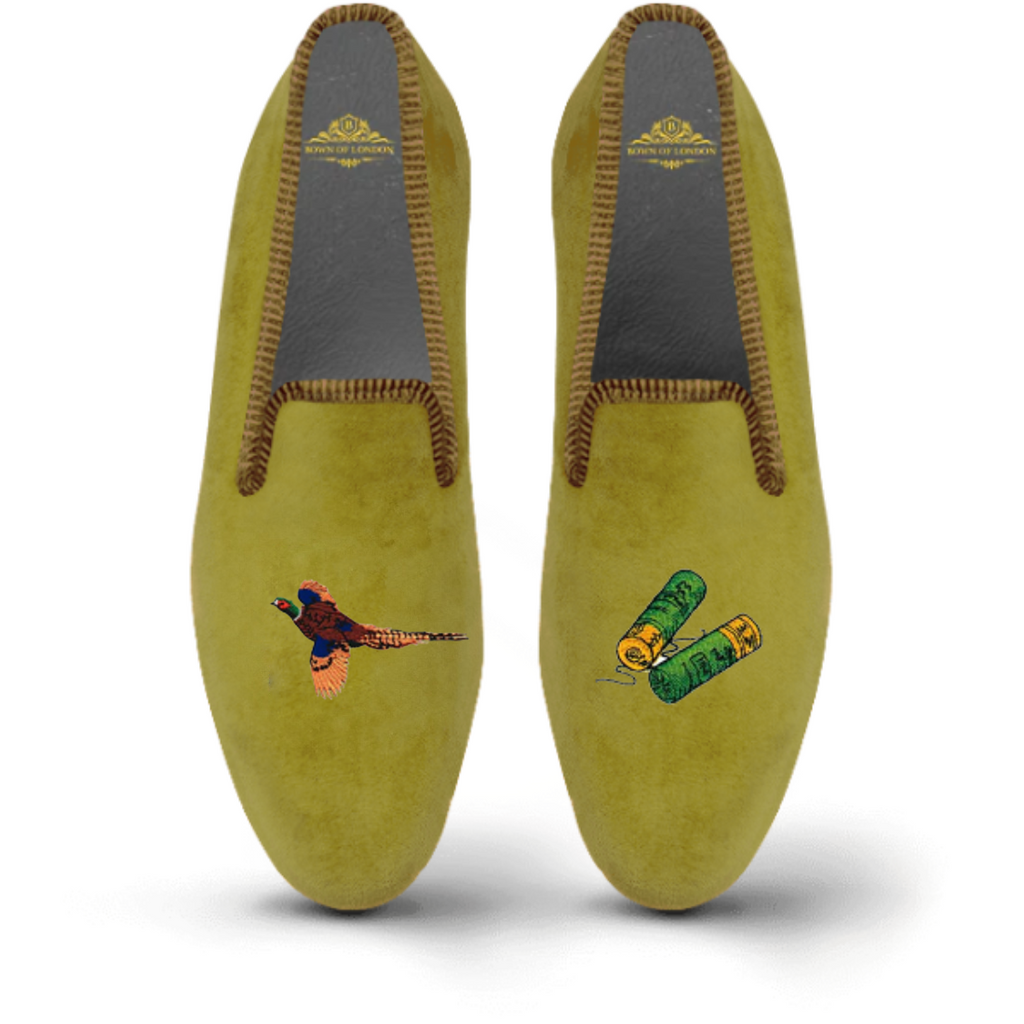 Men's Velvet Loafer/Slipper Shoe - Overrr