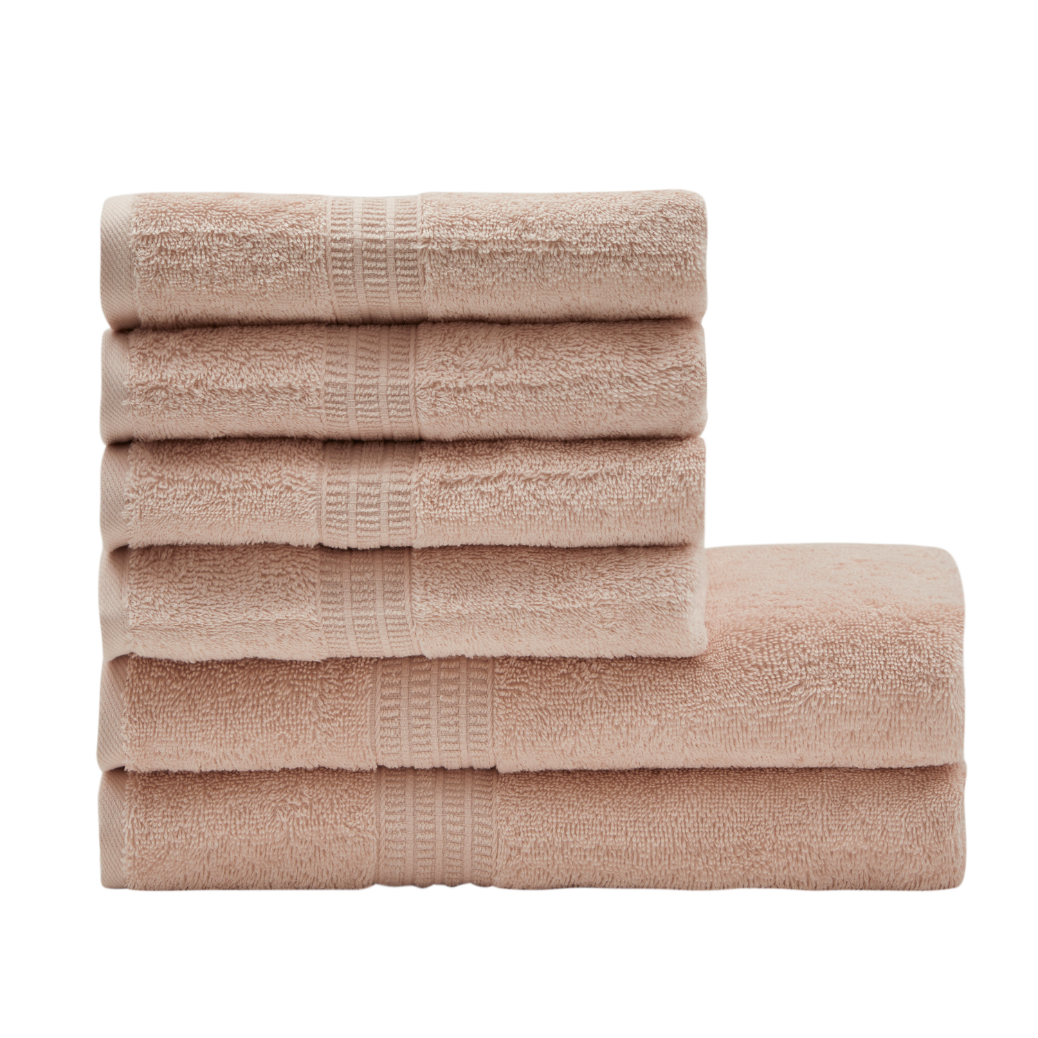 Pink and discount brown towels