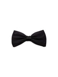 Plain Black Bow Tie