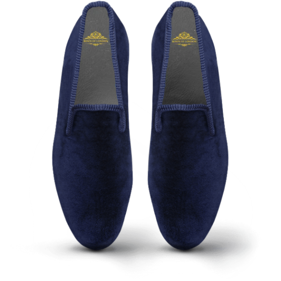 thumbnail image 2 of Azar Man Men's Blue Velvet Tassel Loafers - Slip On Dress Shoes, Modern Formal 2 of 4