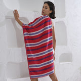 Beach Towel - Red Stripe Multicolour