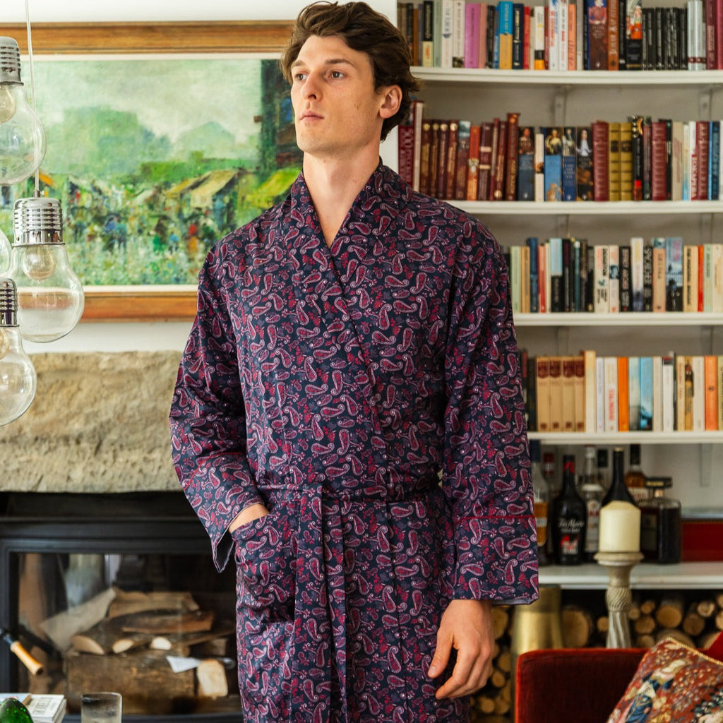 Lightweight Men's Dressing Gown - Berkley Main Image