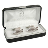 Sterling Silver Fish Cufflinks