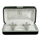 Sterling Silver Prince of Wales Cufflinks