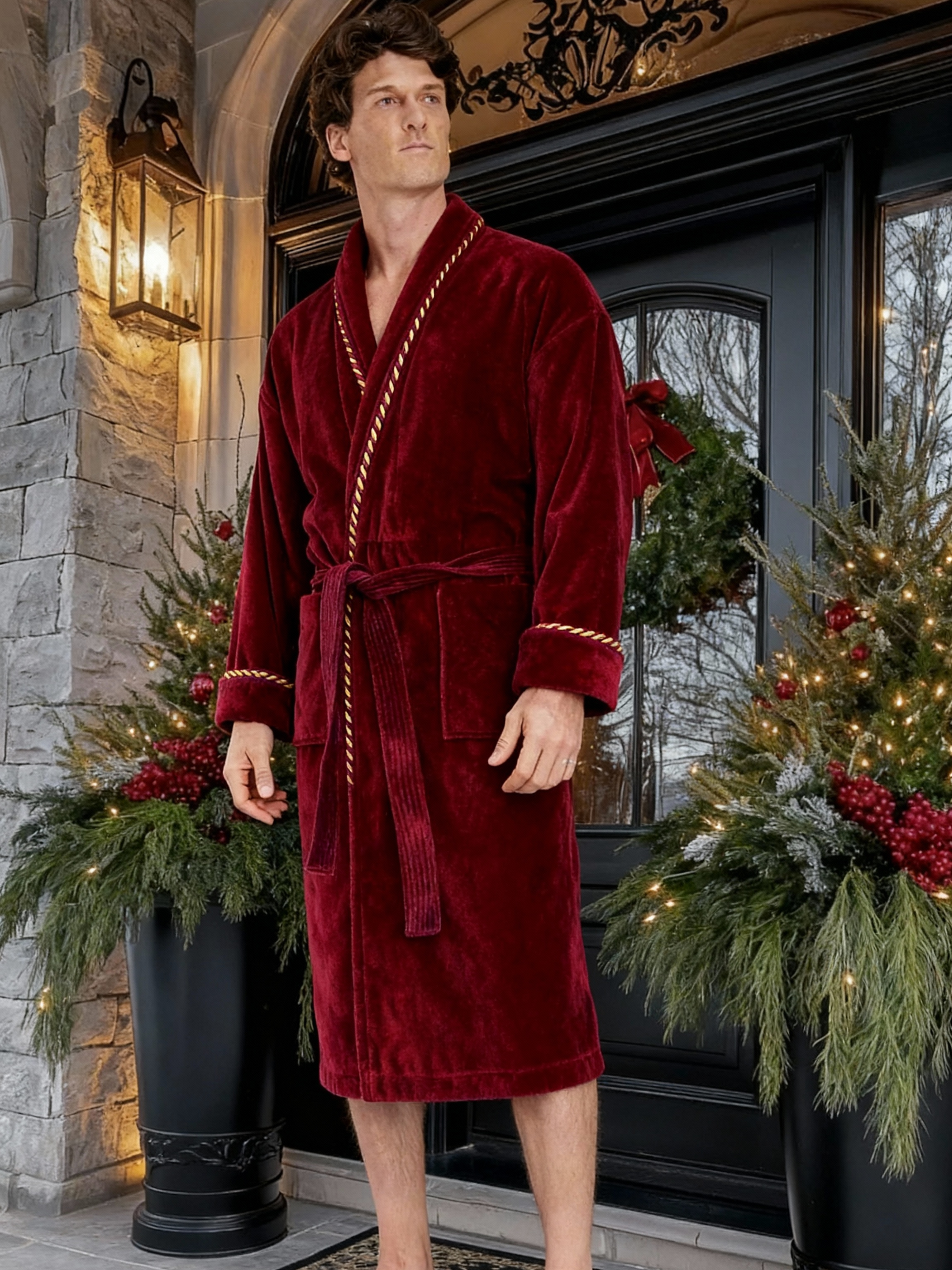 Luxury Cotton Dressing Gown