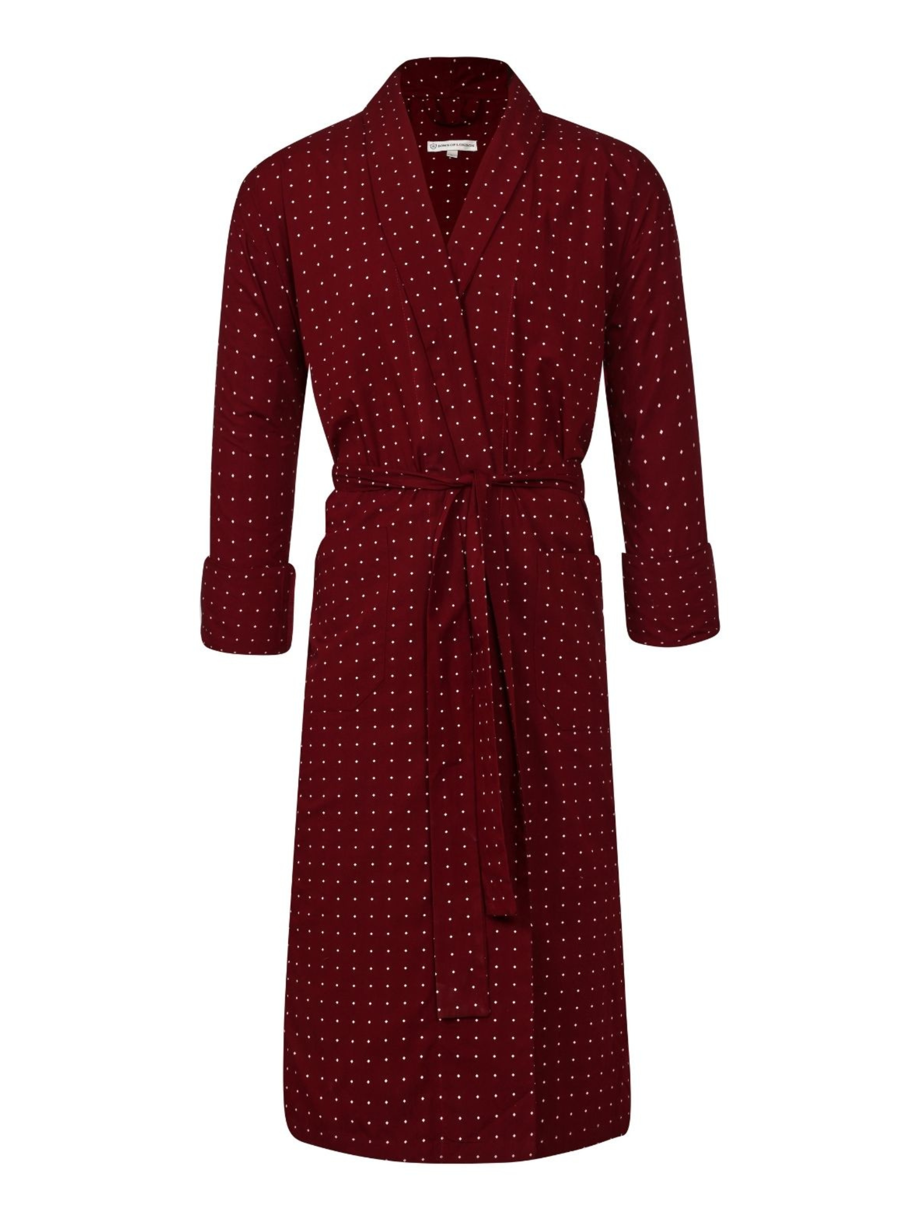 Lightweight Men's Dressing Gown - Tosca Red