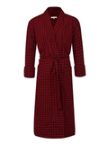 Lightweight Men's Dressing Gown - Tosca Red