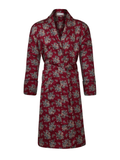 Lightweight Men's Dressing Gown - Gatsby Paisley Wine