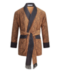 Midas Short Smoking Jacket in Gold