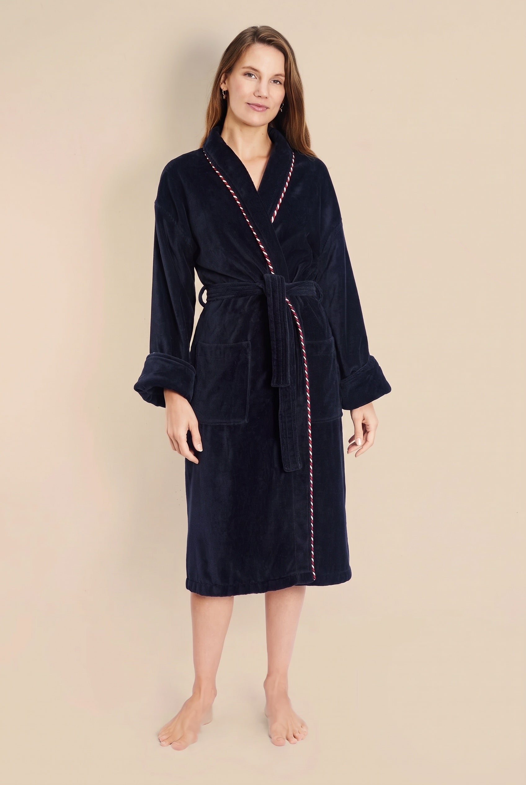 Unisex Dressing Gown - Duchess Navy
